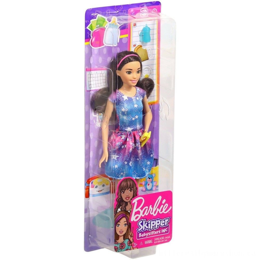 Barbie Captain Babysitters Inc. Brunette Toy Playset