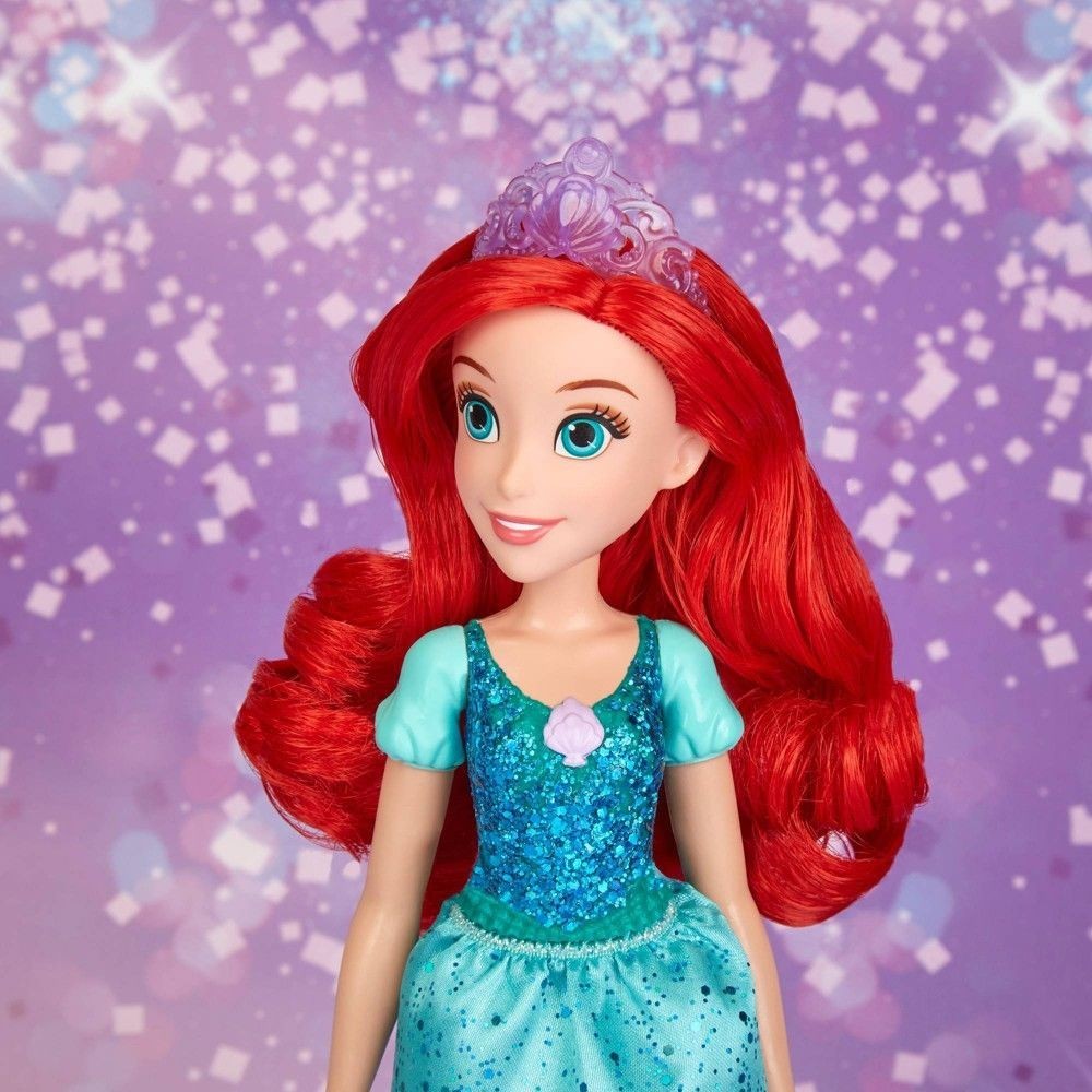 Price Drop - Disney Little Princess Royal Glimmer - Ariel Doll - Two-for-One Tuesday:£7