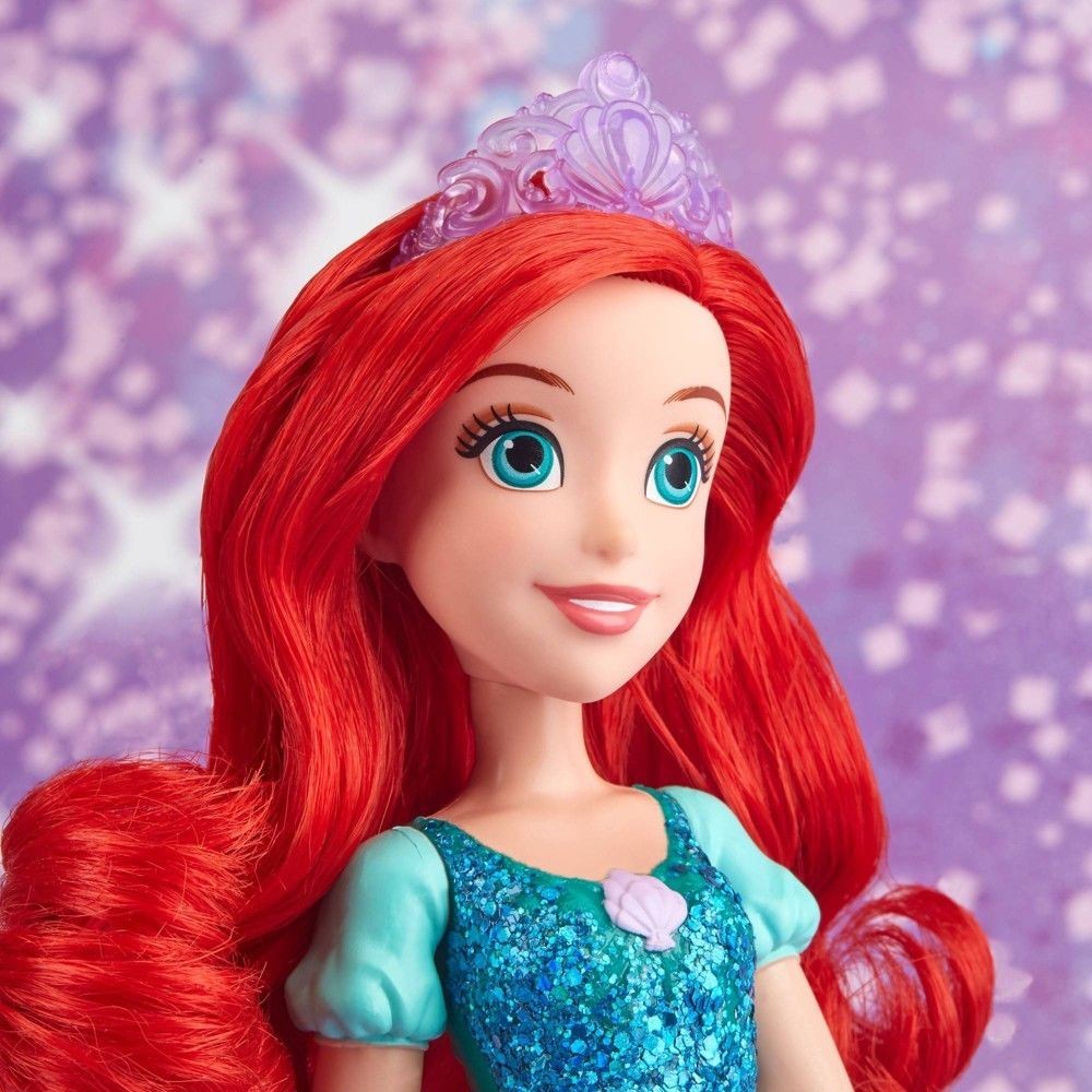 Early Bird Sale - Disney Princess Or Queen Royal Shimmer - Ariel Figure - Price Drop Party:£7