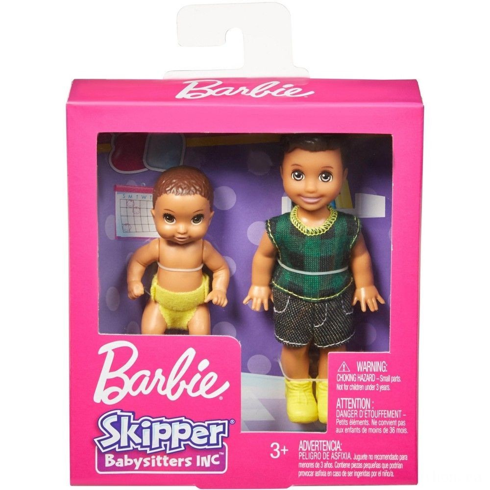 Going Out of Business Sale - Barbie Skipper Babysitters Inc 2pk - Sale-A-Thon Spectacular:£3[saa5505nt]