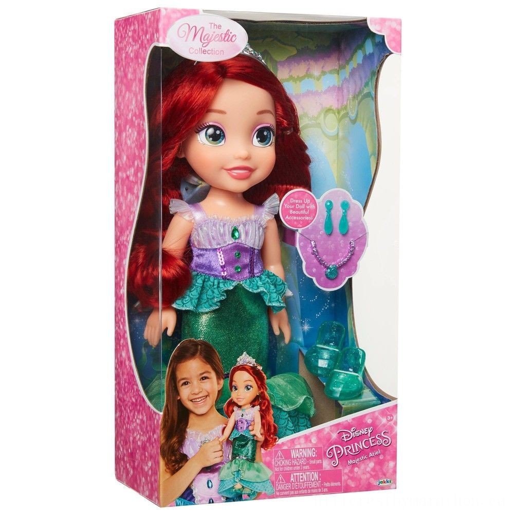 Disney Princess Or Queen Majestic Selection Ariel Doll