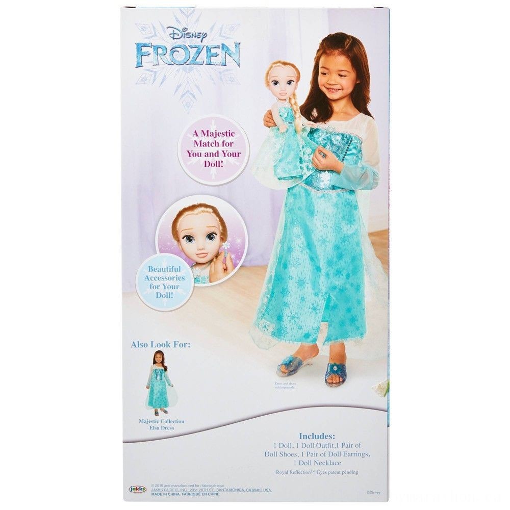 While Supplies Last - Disney Little Princess Majestic Selection Elsa Doll - Get-Together Gathering:£23
