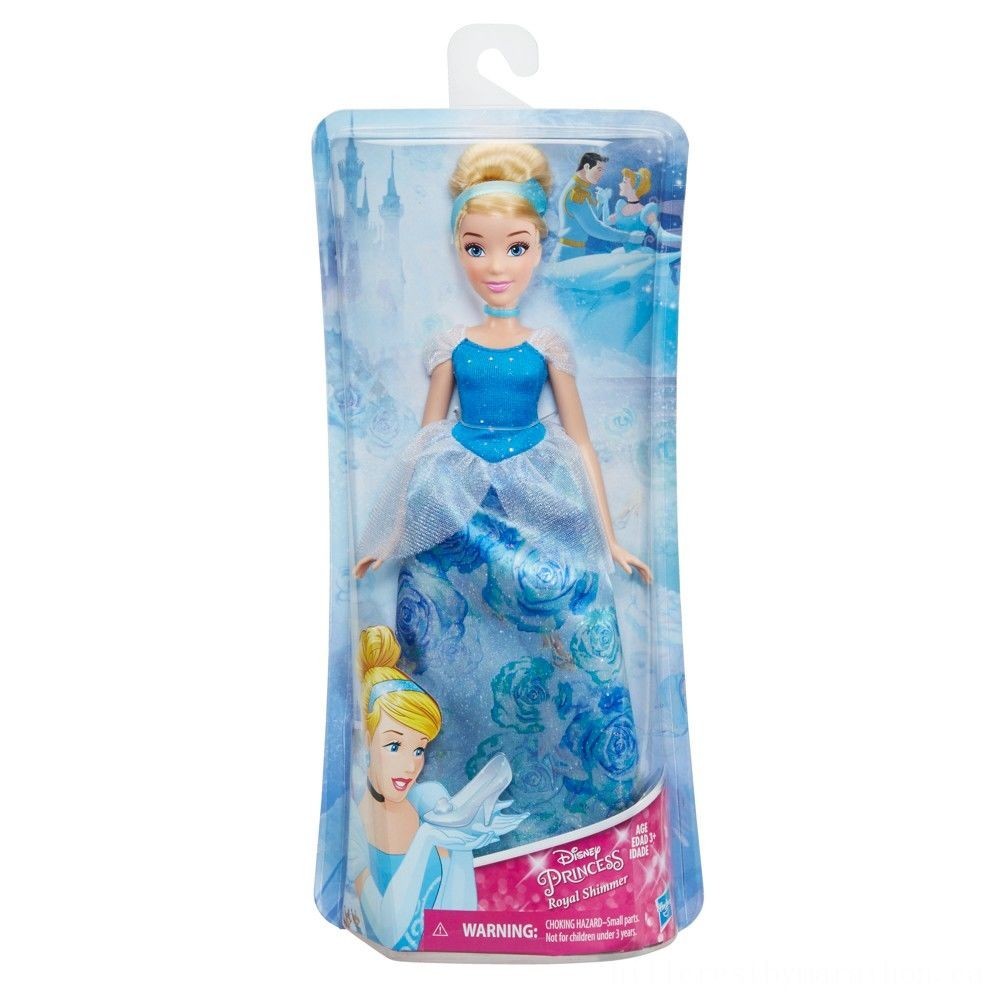Disney Princess Or Queen Royal Shimmer- Cinderella Figure