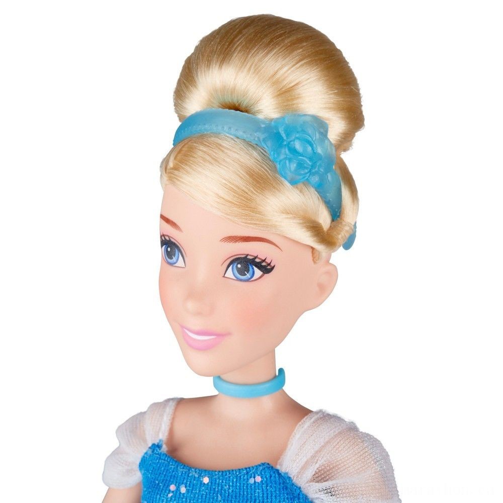 Liquidation - Disney Little Princess Royal Glimmer- Cinderella Dolly - Sale-A-Thon:£7[sia5514te]
