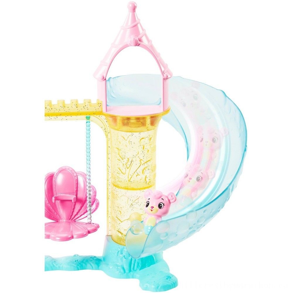 Gift Guide Sale - Barbie Chelsea Mermaid Recreation Space Playset - Friends and Family Sale-A-Thon:£8