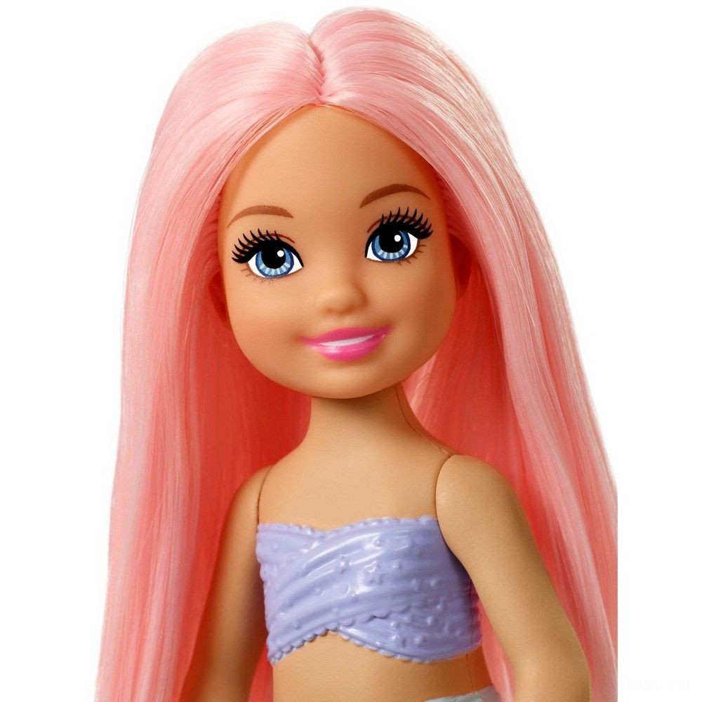 Holiday Gift Sale - Barbie Chelsea Mermaid Play Area Playset - Women's Day Wow-za:£8[coa5520li]