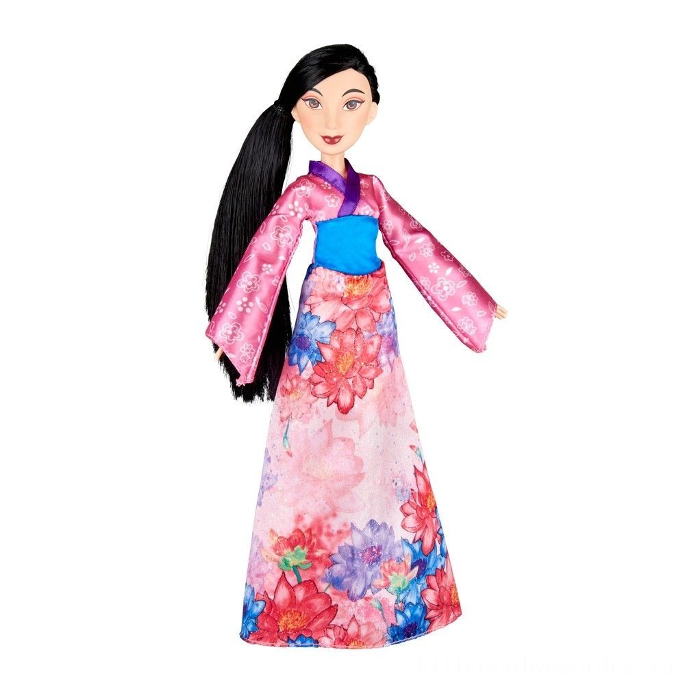 Closeout Sale - Disney Princess Or Queen Royal Glimmer - Mulan Toy - Price Drop Party:£7