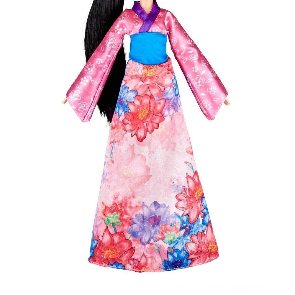 Click and Collect Sale - Disney Princess Or Queen Royal Glimmer - Mulan Doll - Off-the-Charts Occasion:£7