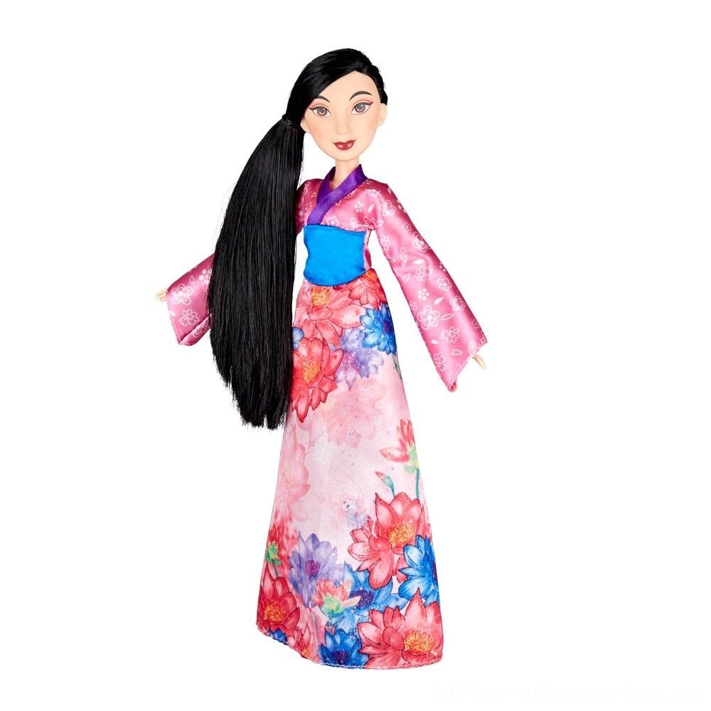 Memorial Day Sale - Disney Princess Or Queen Royal Shimmer - Mulan Figurine - E-commerce End-of-Season Sale-A-Thon:£7