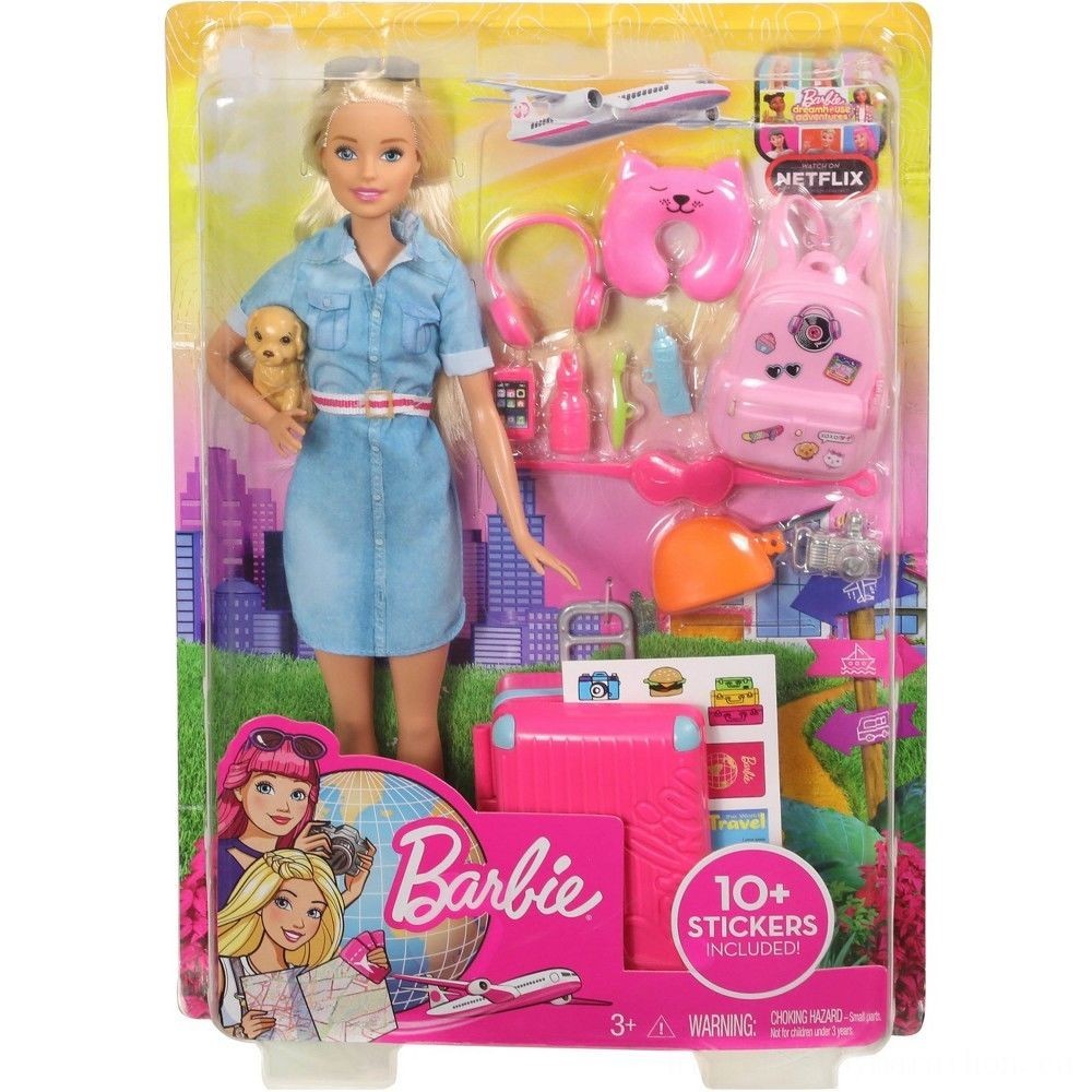 Black Friday Weekend Sale - Barbie Traveling Toy &&    New puppy Playset - Sale-A-Thon:£15[coa5522li]