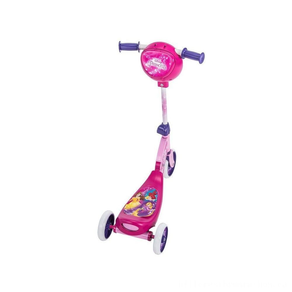 Huffy Disney Princess Or Queen Key Storage Personal Mobility Scooter, Kids Unisex, Pink