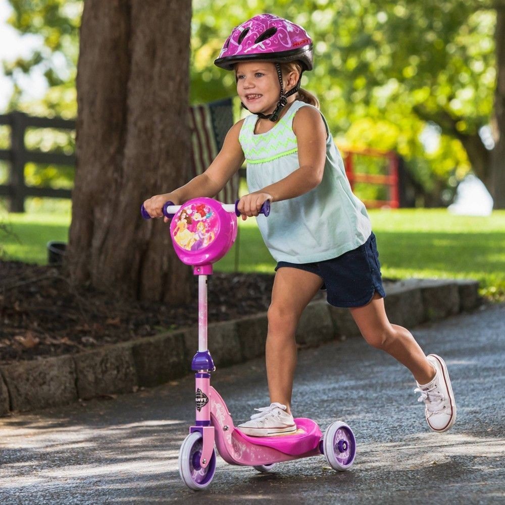 Huffy Disney Princess Or Queen Trick Storage Mobility Scooter, Kids Unisex, Pink