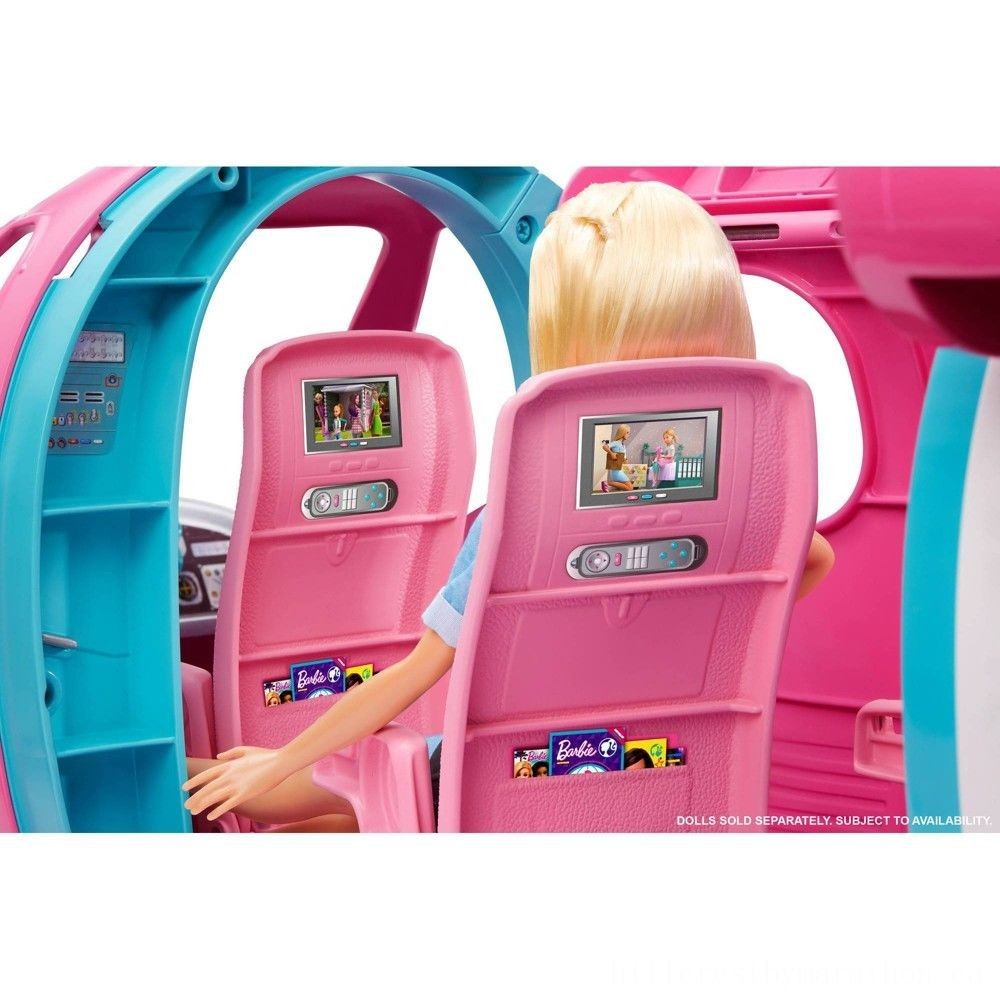 Blowout Sale - Barbie Goal Aircraft, plaything lorries - Anniversary Sale-A-Bration:£44