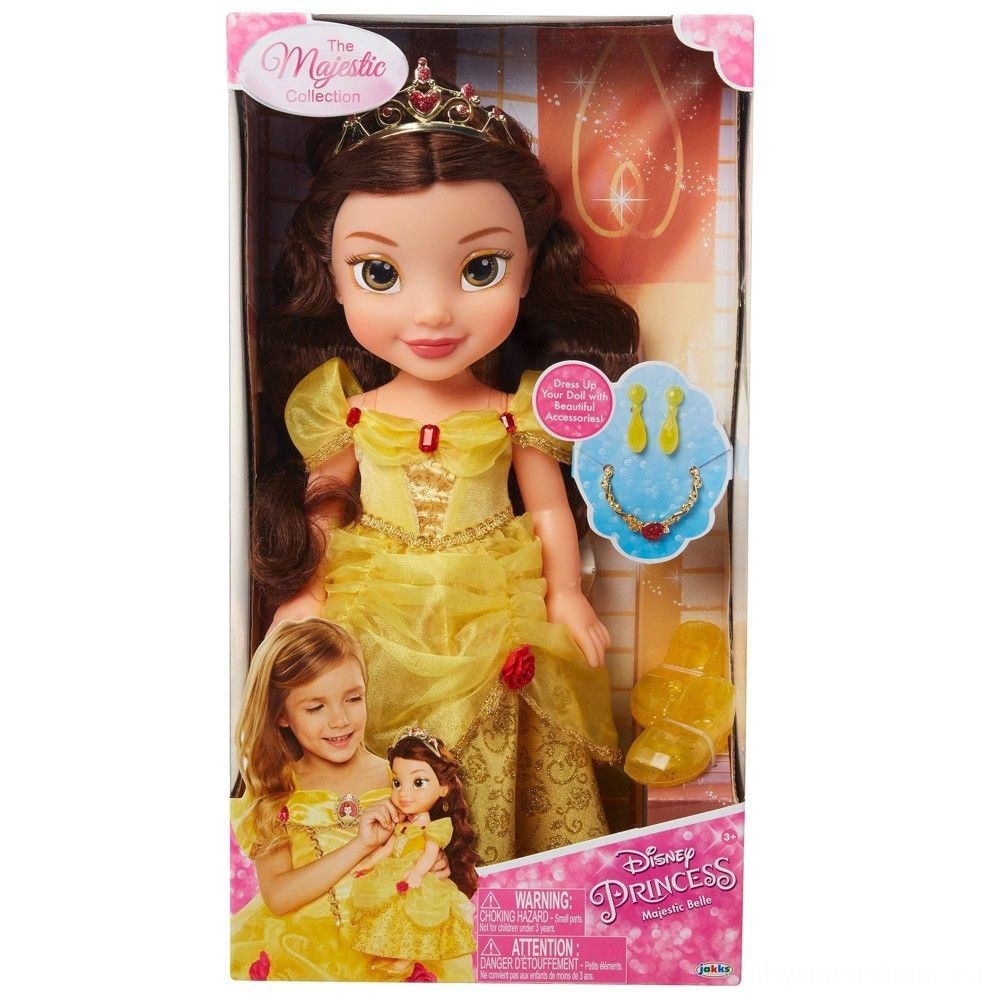 Veterans Day Sale - Disney Princess Majestic Assortment Belle Toy - Spring Sale Spree-Tacular:£24