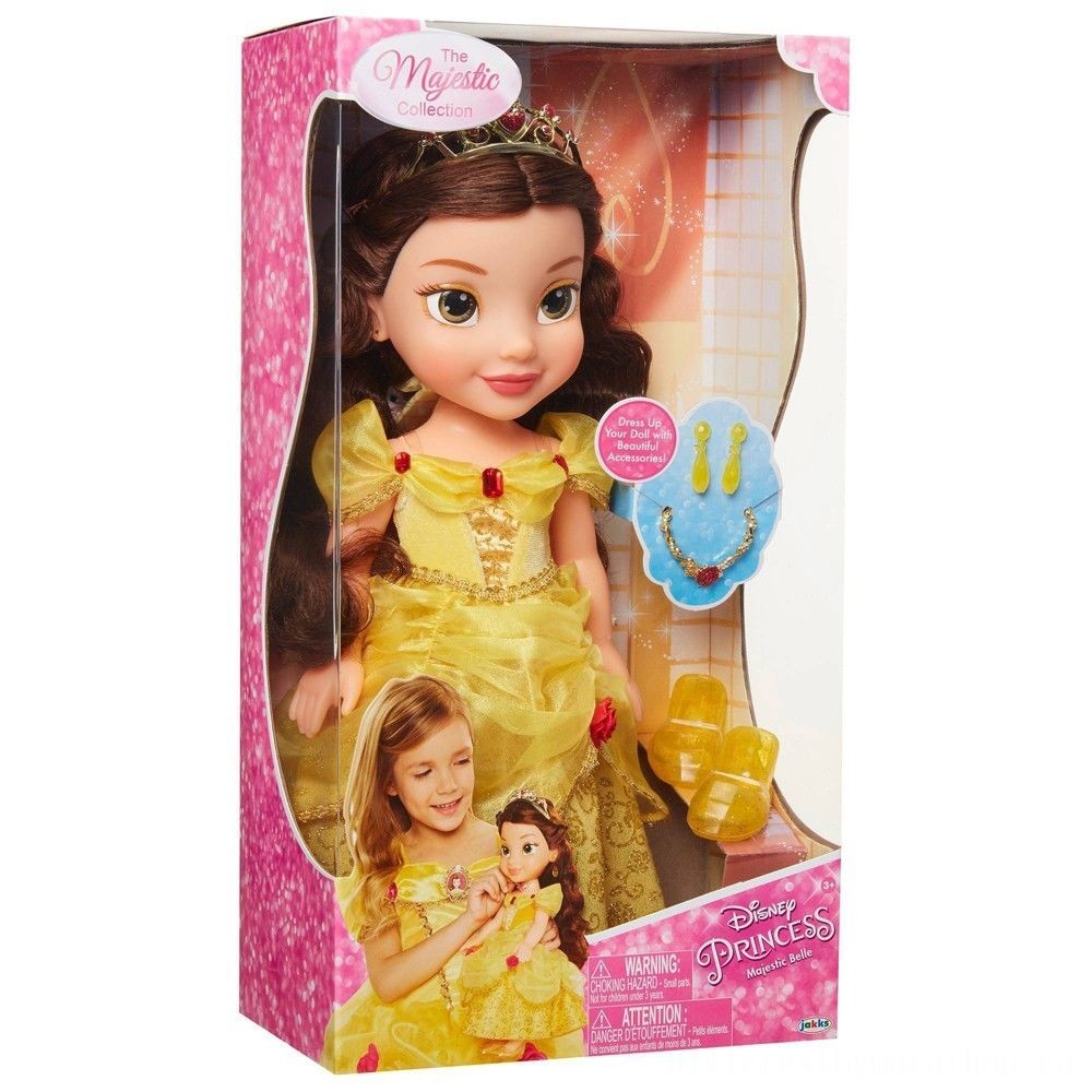 Promotional - Disney Princess Or Queen Majestic Selection Belle Figurine - Weekend:£24