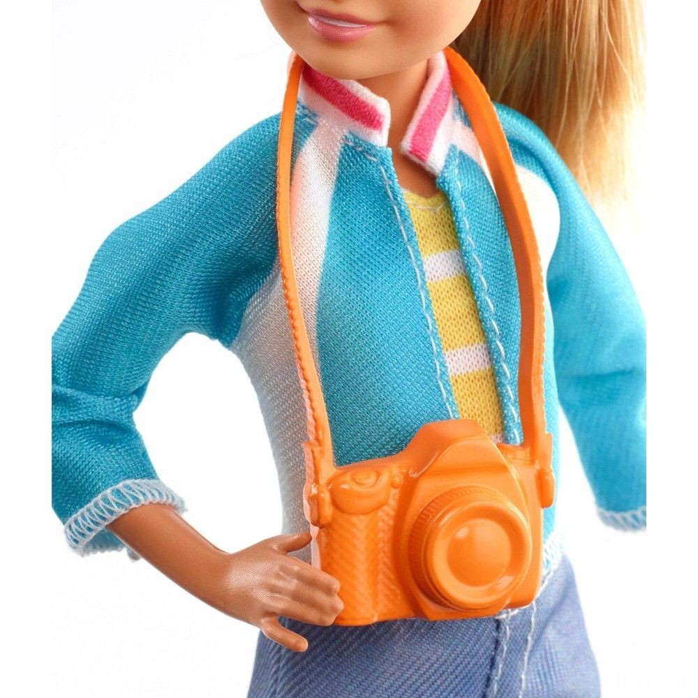 January Clearance Sale - Barbie Travel Stacie Dolly - Blowout Bash:£9[laa5526ma]