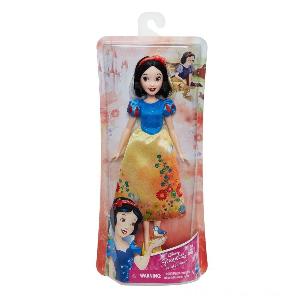Discount Bonanza - Disney Princess Royal Glimmer - Powder Snow White Toy - President's Day Price Drop Party:£7[nea5527ca]