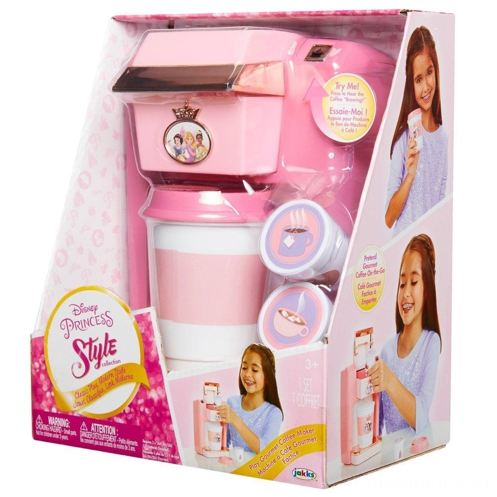 Everything Must Go Sale - Disney Little Princess Design Selection Coffee Maker - Bonanza:£13