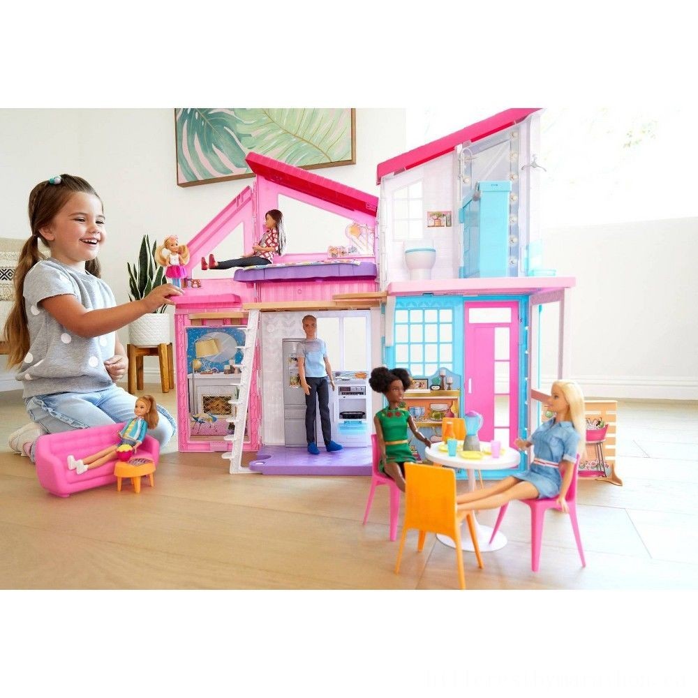 Presidents' Day Sale - Barbie Malibu Home Toy Playset - Frenzy Fest:£62[laa5532co]