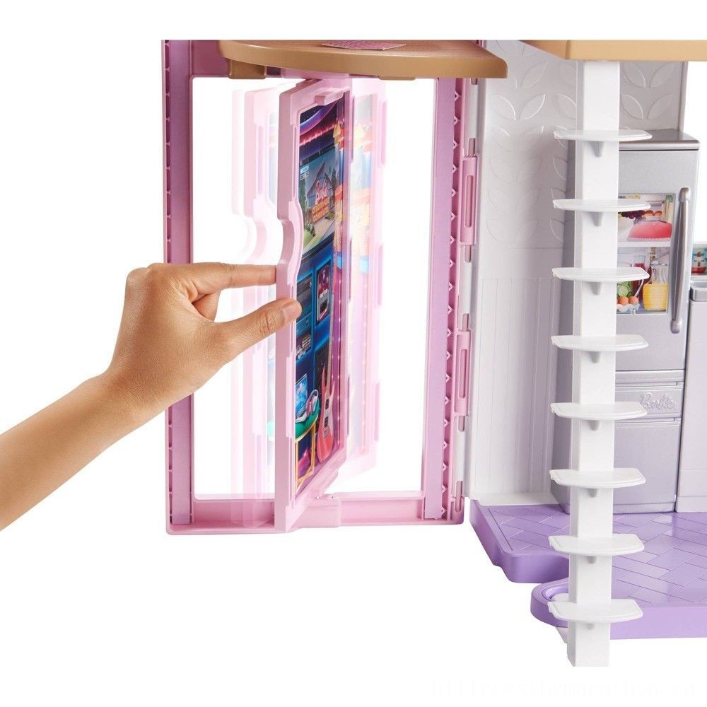 Members Only Sale - Barbie Malibu Residence Toy Playset - Value-Packed Variety Show:£64[coa5532li]