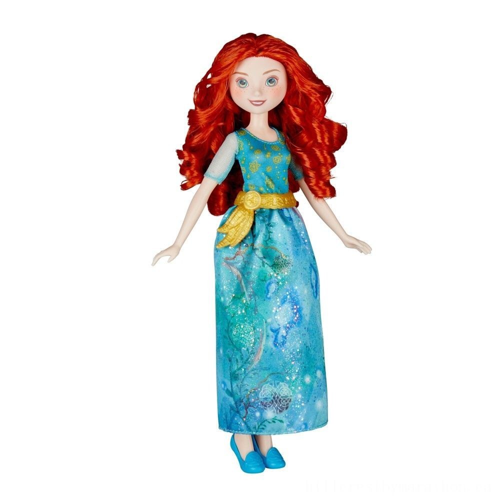 Disney Princess Or Queen Royal Glimmer - Merida Doll