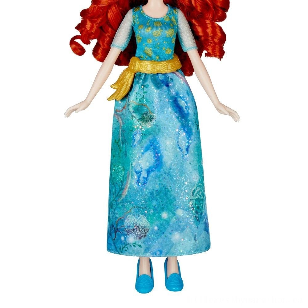 Disney Princess Or Queen Royal Shimmer - Merida Doll