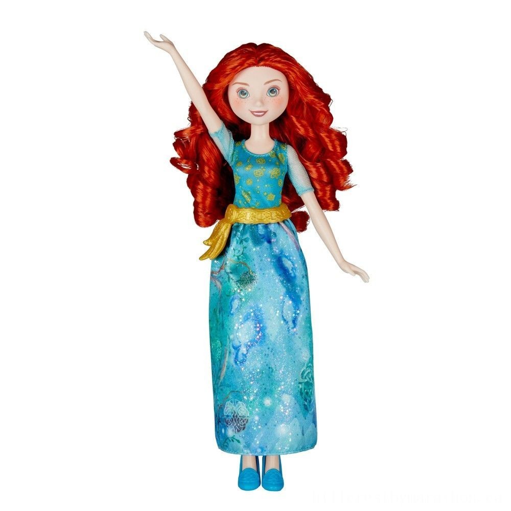 Disney Little Princess Royal Glimmer - Merida Figurine