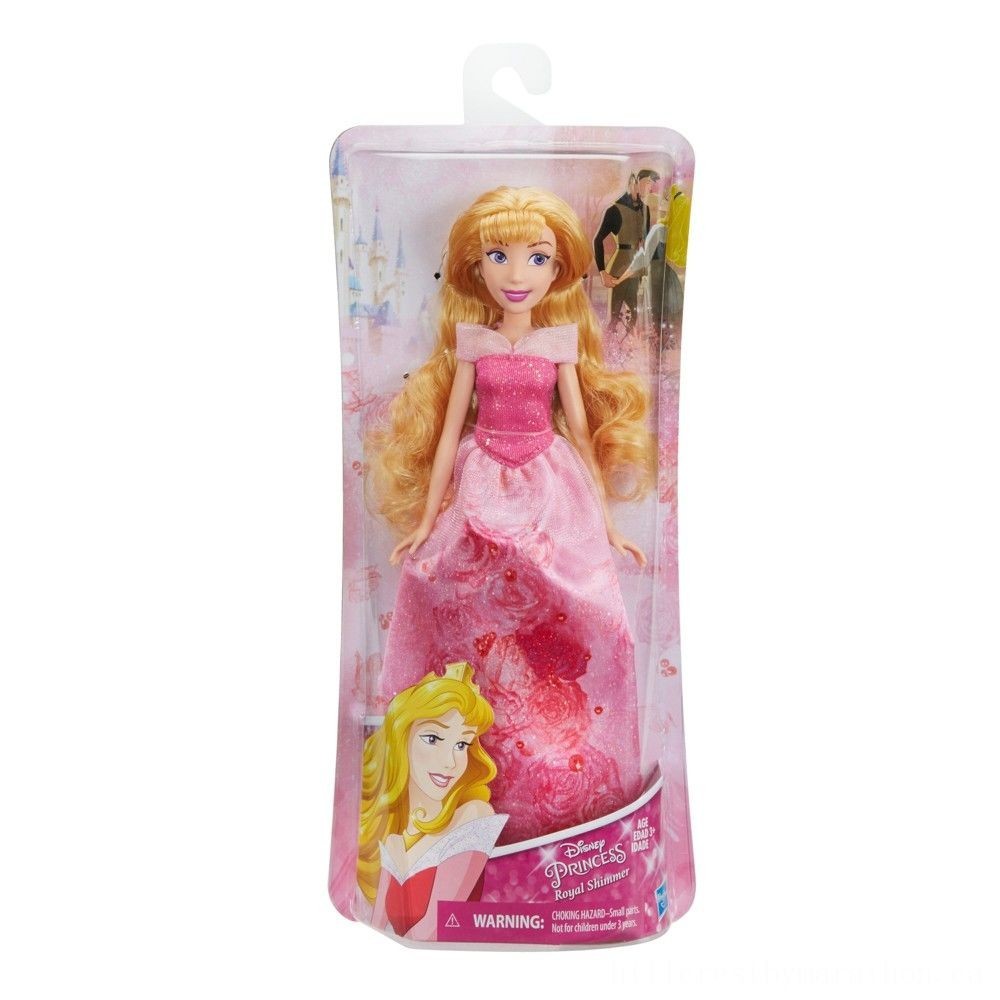 Super Sale - Disney Little Princess Royal Shimmer - Aurora Dolly - Off:£7[jca5535ba]