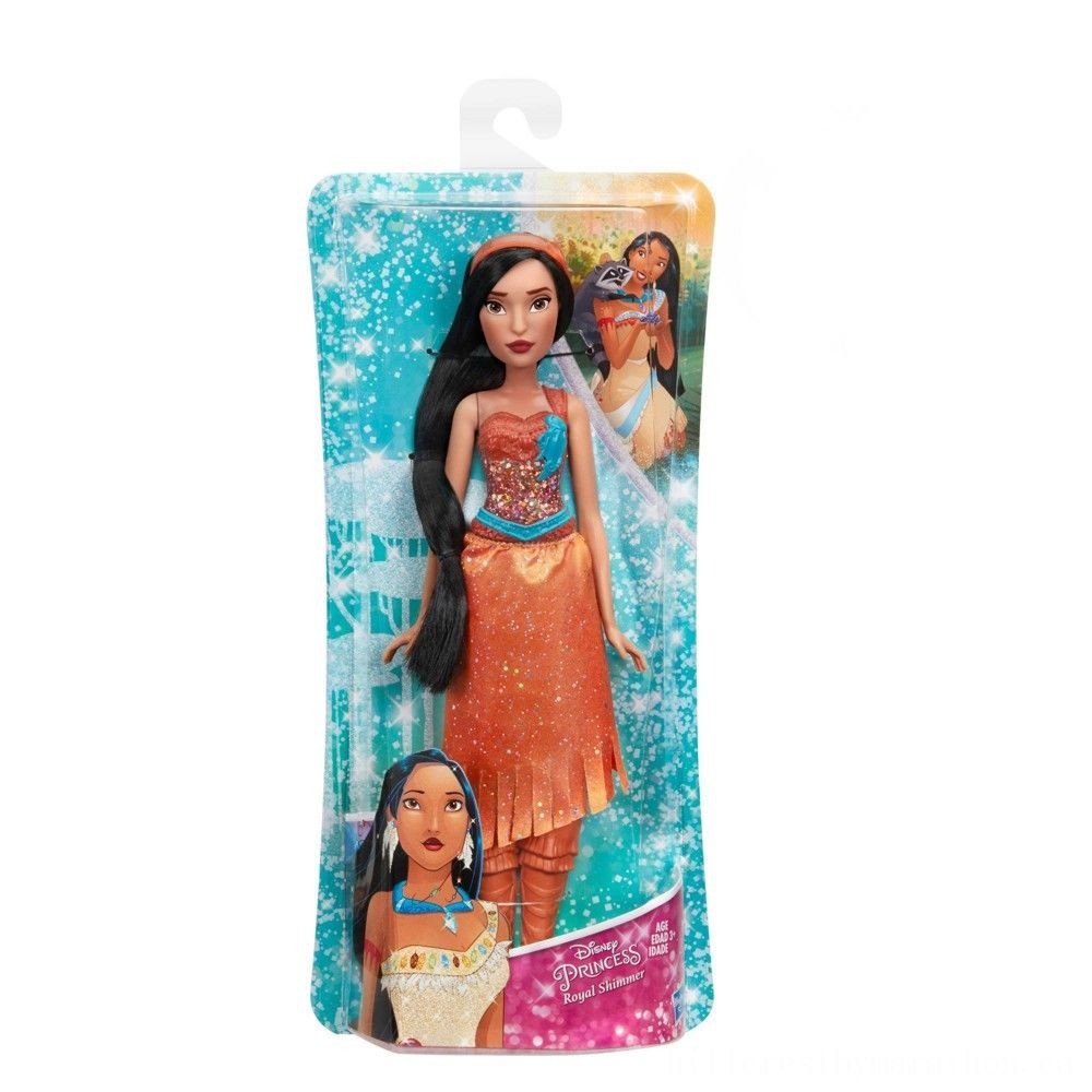 Price Cut - Disney Little Princess Royal Glimmer - Pocahontas Dolly - Thrifty Thursday Throwdown:£7[sia5537te]