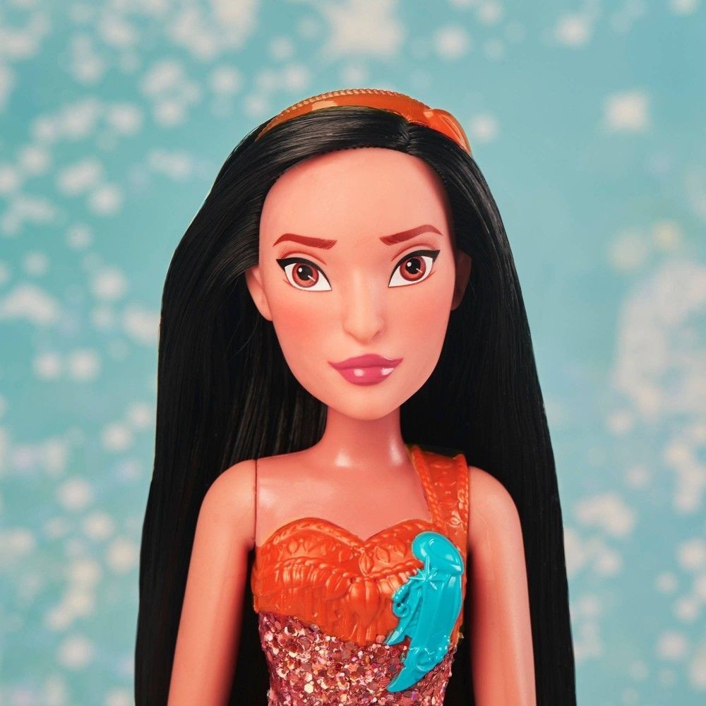 Half-Price Sale - Disney Princess Royal Shimmer - Pocahontas Figurine - Christmas Clearance Carnival:£7