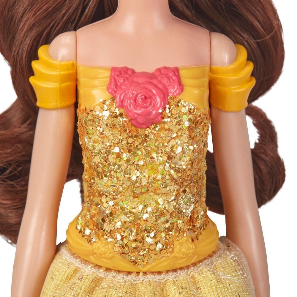 Pre-Sale - Disney Little Princess Royal Shimmer - Belle Dolly - Off:£7[jca5539ba]