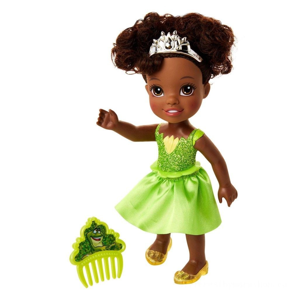 Mother's Day Sale - Disney Little Princess Petite Tiana Fashion Dolly - Weekend:£8[jca5545ba]