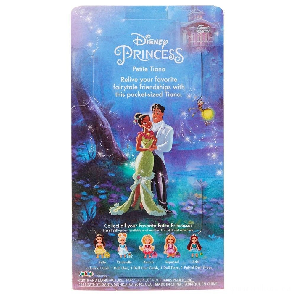 Price Match Guarantee - Disney Princess Or Queen Petite Tiana Style Figurine - Virtual Value-Packed Variety Show:£8[coa5545li]