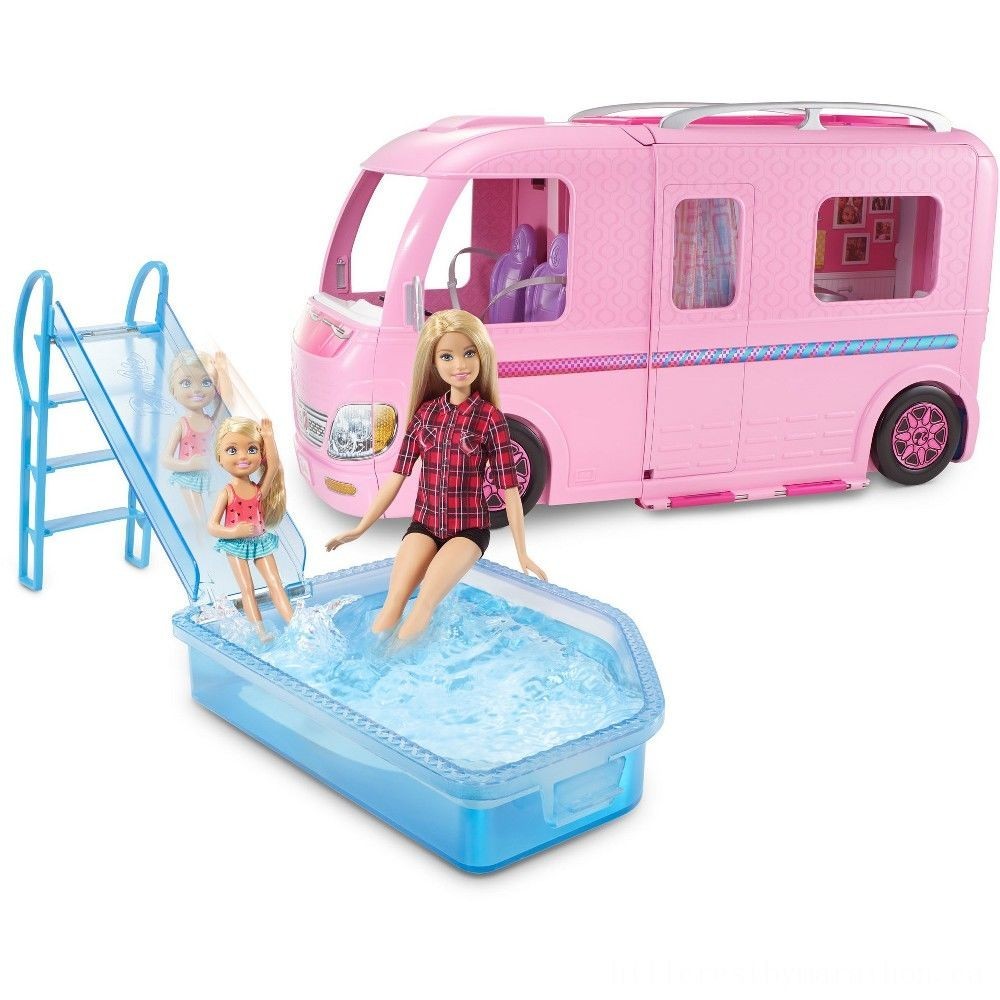 Two for One - Barbie Goal Rv Playset - Crazy Deal-O-Rama:£58