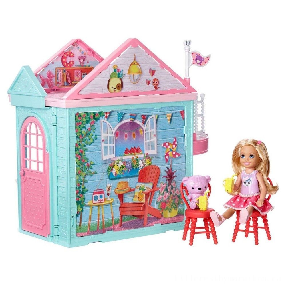 Barbie Club Chelsea Figure and Play House