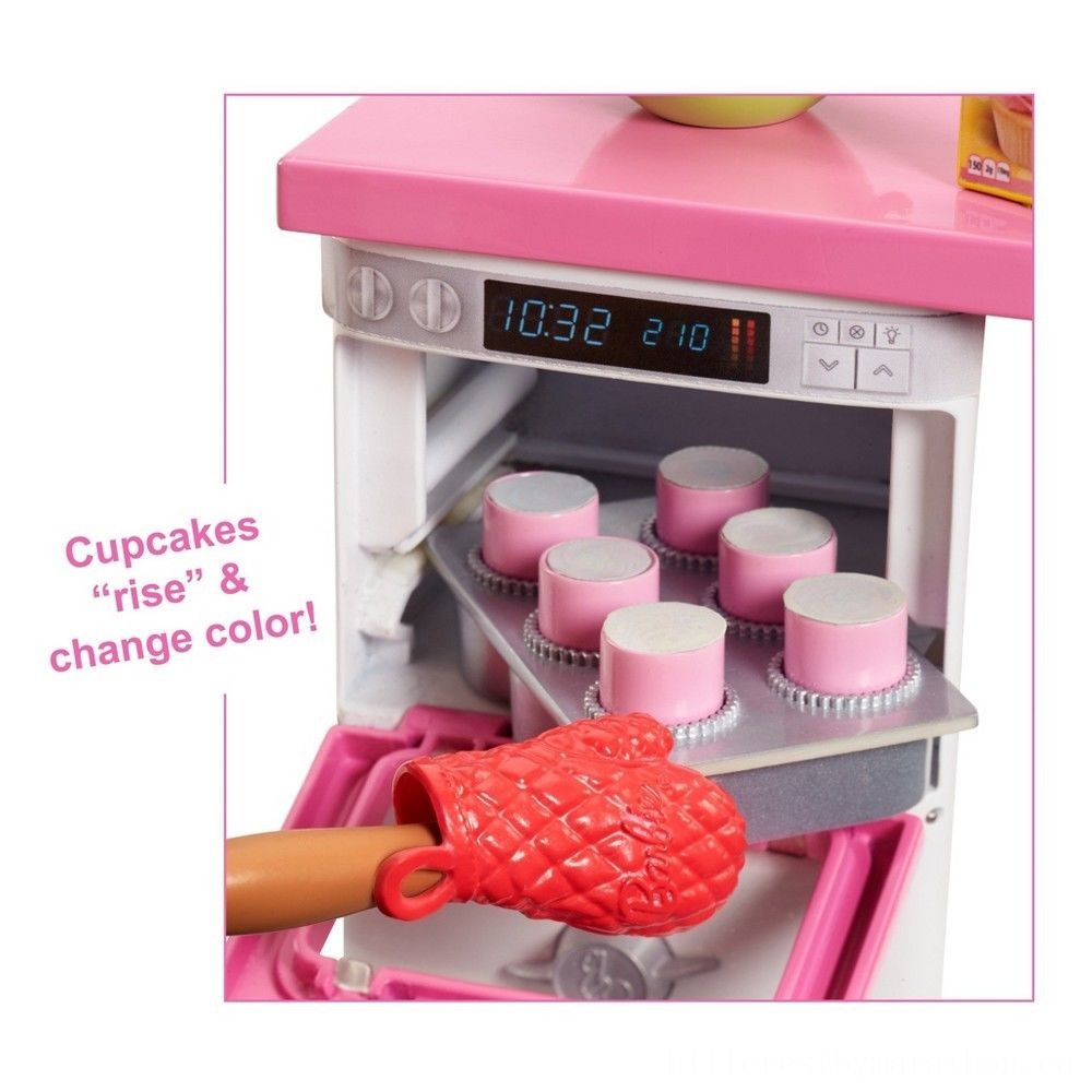 Members Only Sale - Barbie Careers Bakery Cook Doll and Playset - Half-Price Hootenanny:£10[laa5555ma]