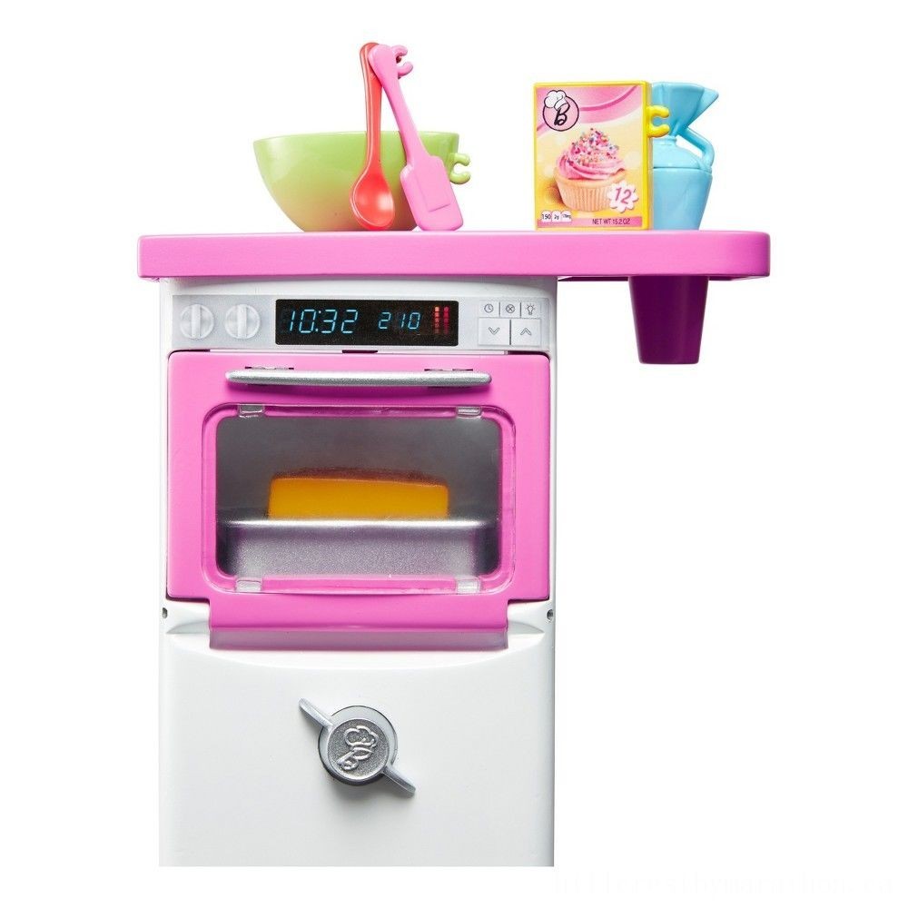 Barbie Careers Bake Shop Cook Doll and also Playset