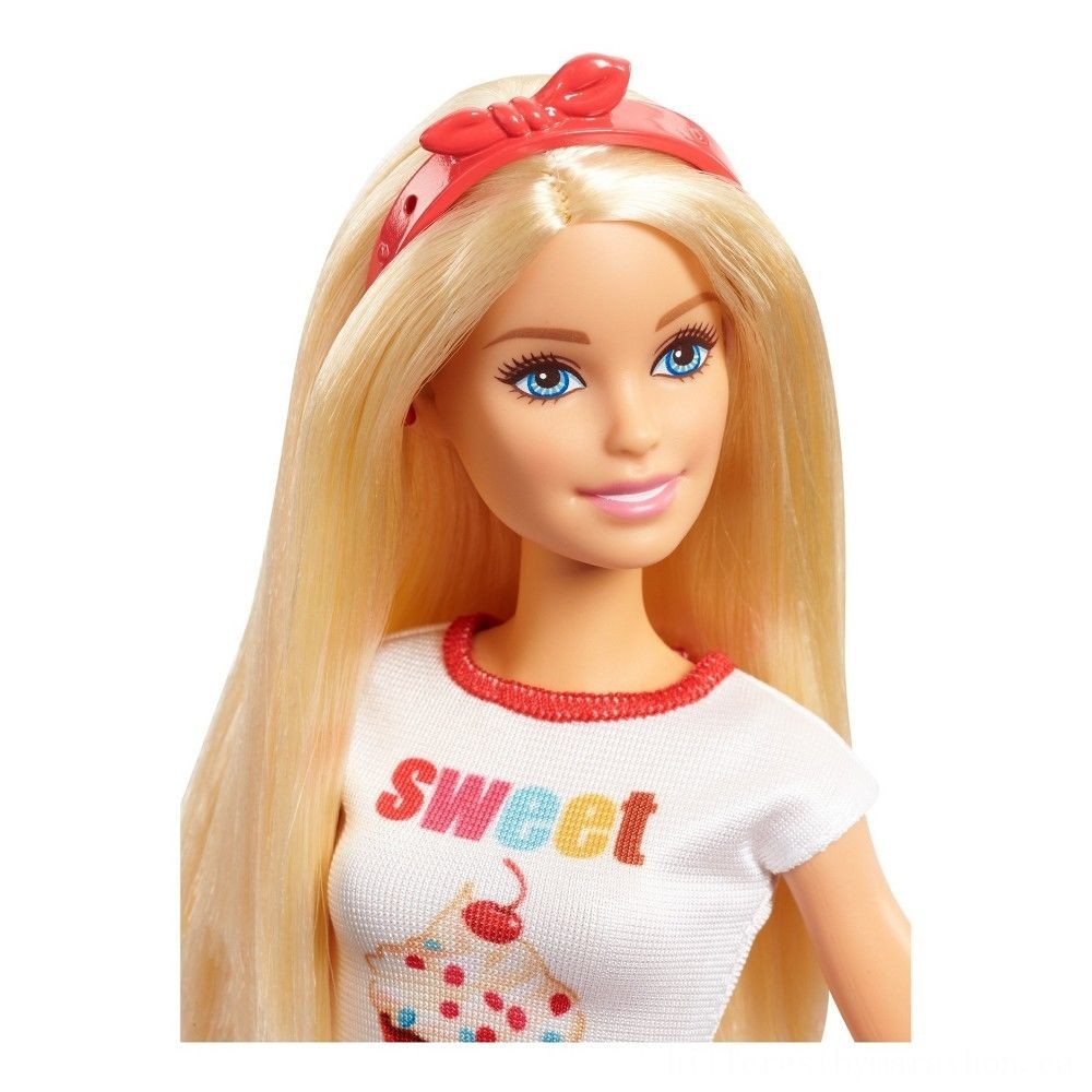 Barbie Careers Bakery Chef Figure as well as Playset