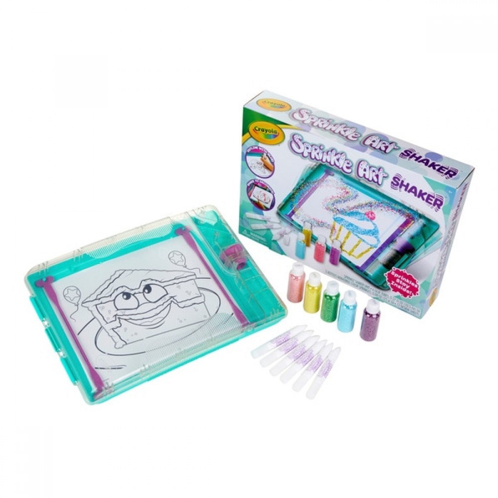 Memorial Day Sale - Crayola Sprinkle Craft Shaker Set - Two-for-One:£16[jca5584ba]