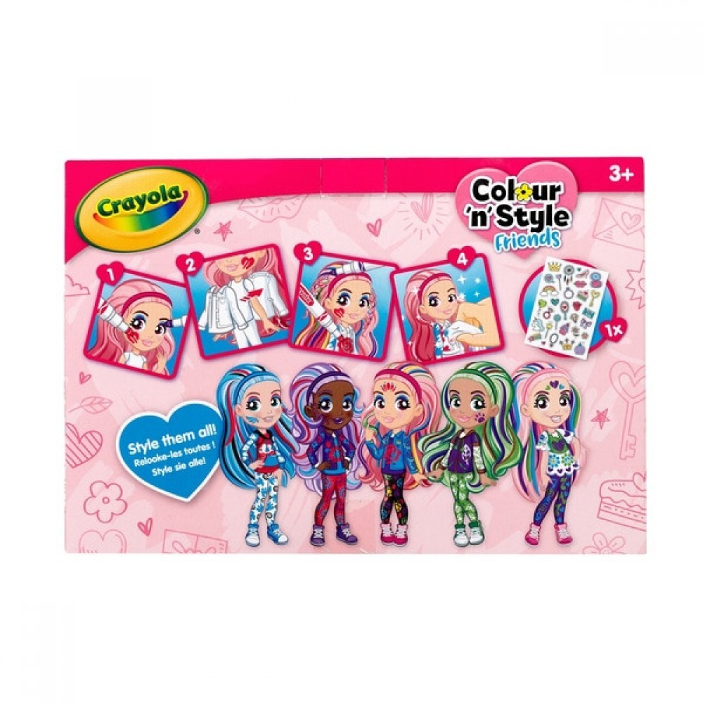 Crayola Colour n Type Pals Deluxe Playset-- Rose
