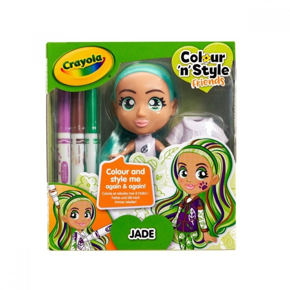 Warehouse Sale - Crayola Colour n Design Pals - Jade - Closeout:£8