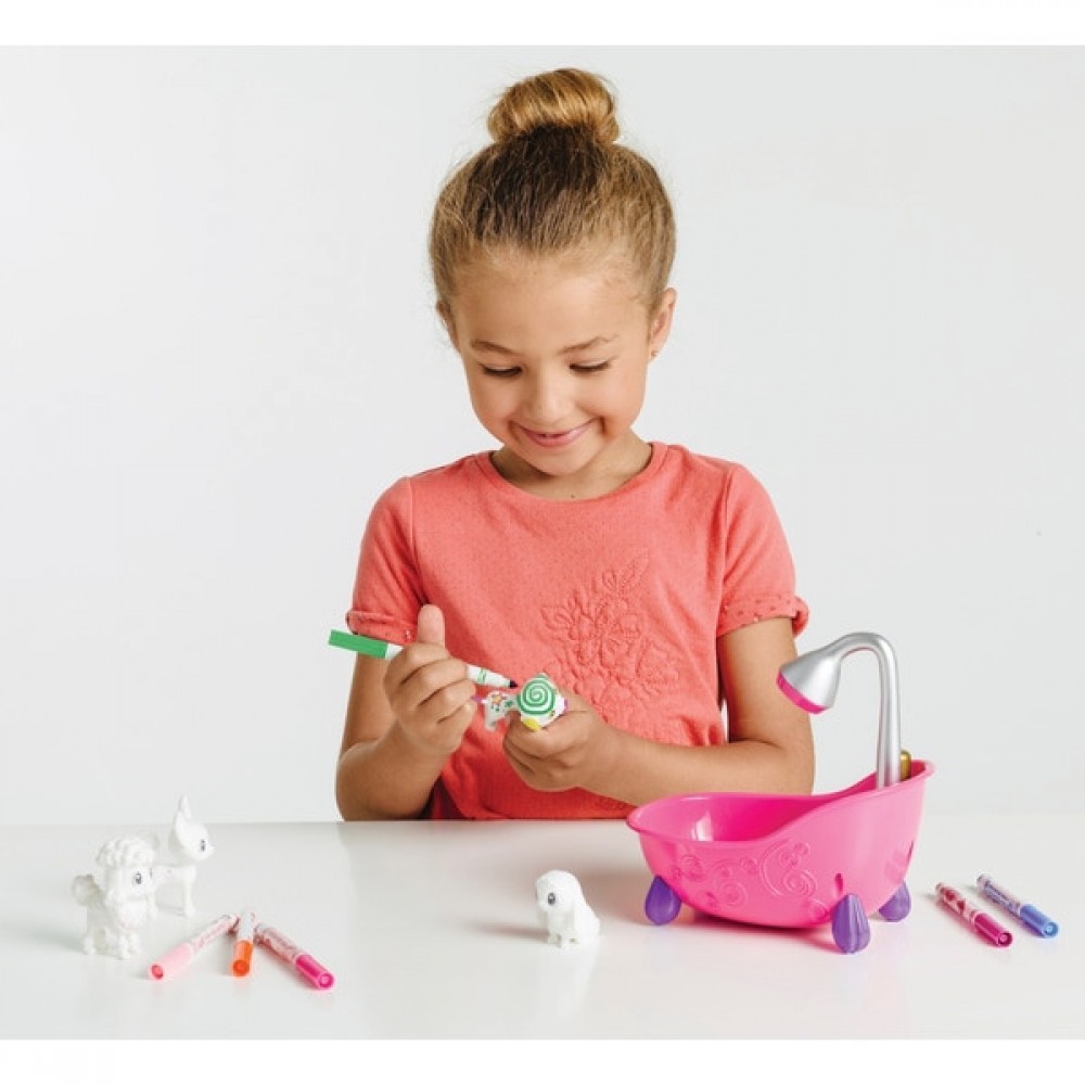 Crayola Washimals Colour as well as Clean Colouring Playset