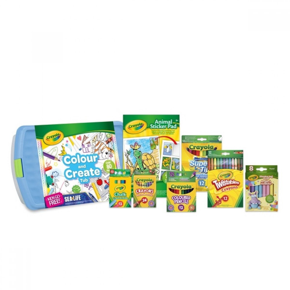 Price Cut - Crayola Colour and also Generate Tub - Unbelievable Savings Extravaganza:£11[cha5631ar]