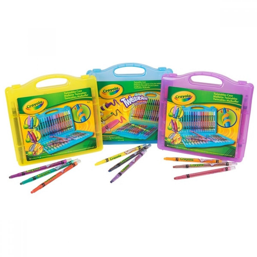 Free Gift with Purchase - Crayola 32 item Twistable Case - Off-the-Charts Occasion:£8[hoa5657ua]
