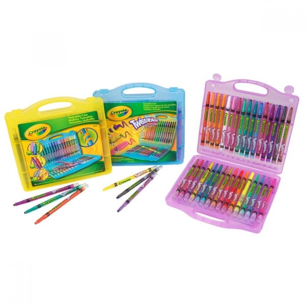 Free Gift with Purchase - Crayola 32 item Twistable Case - Off-the-Charts Occasion:£8[hoa5657ua]