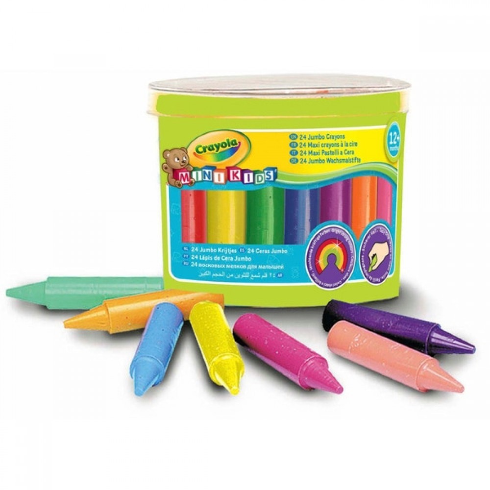 Crayola My First Jumbo Crayons 24 Parts Establish