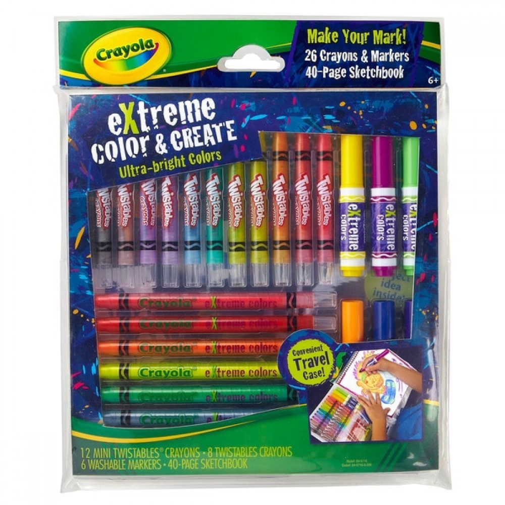 Crayola Extreme Colour as well as Create