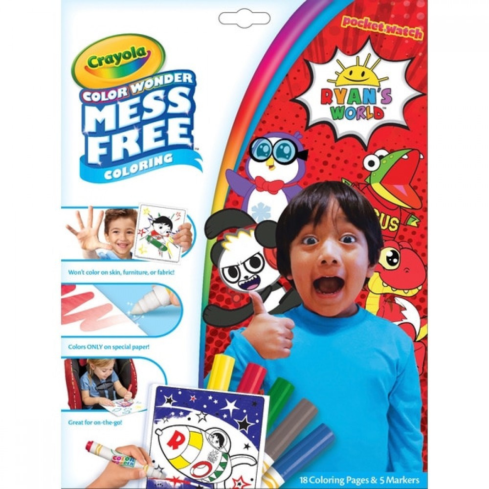 January Clearance Sale - Crayola Colour Surprise Ryan's Planet - Spectacular:£5