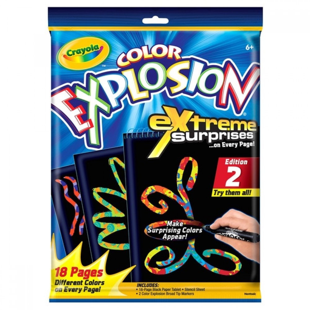 Stocking Stuffer Sale - Crayola Colour Explosion - Labor Day Liquidation Luau:£6