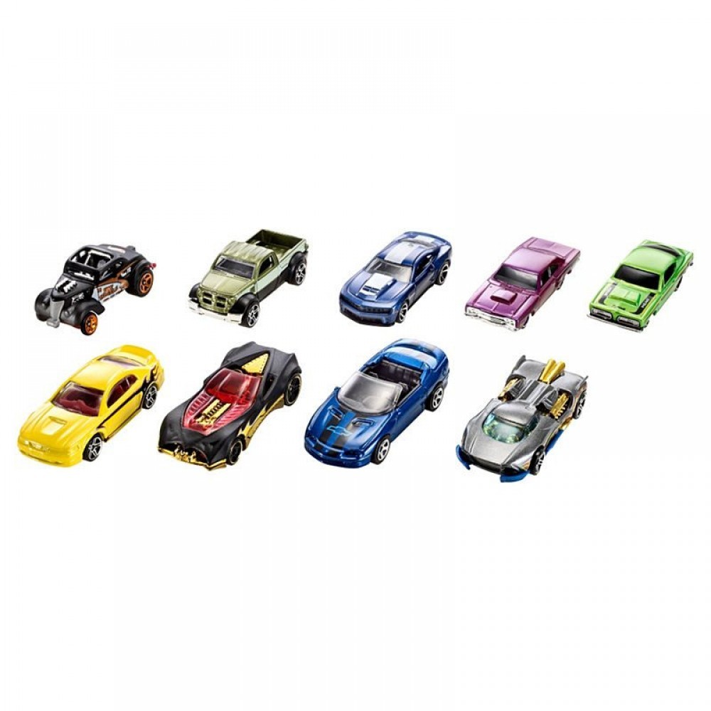 Click and Collect Sale - Hot Wheels  9-Car Load - Unbelievable Savings Extravaganza:£7